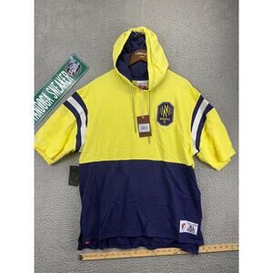 Mitchell & Ness Nashville Soccer Club SC Short Sleeve Hoodie Mens X-Large NEW XL
